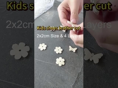 ИБОНКУТИНГ детская обувная кожа режущая машина без почернело Чистые гладкие края