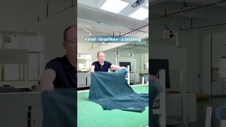 Станок для резки натуральной кожи | Интеллектуальная резка с ЧПУ с автоматическим раскроем и обнаружением дефектов