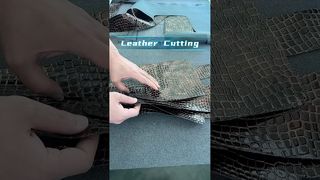 Умный станок для резки крокодилового узора из ПУ | ИБОН ЧПУ